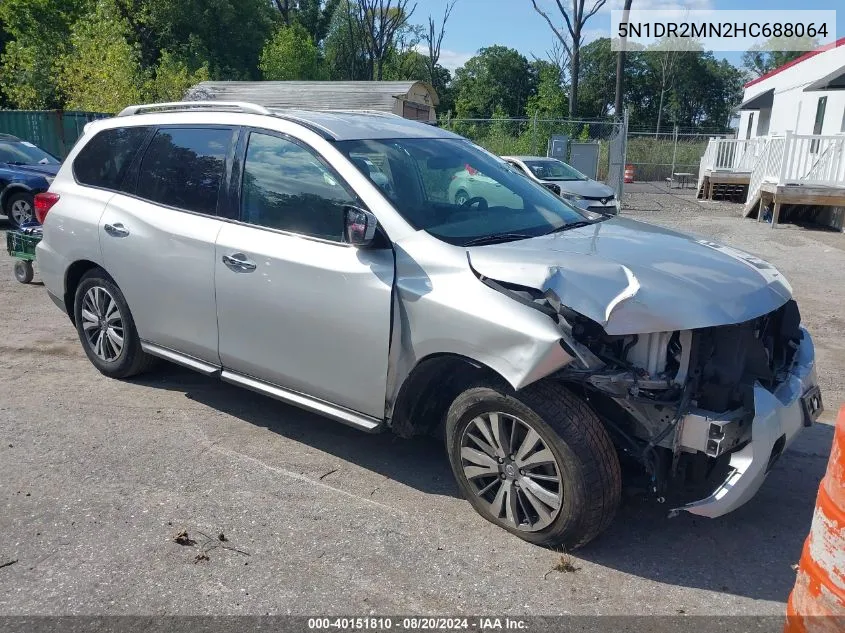 2017 Nissan Pathfinder S VIN: 5N1DR2MN2HC688064 Lot: 40151810