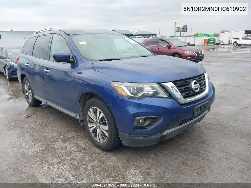 5N1DR2MN0HC610902 2017 Nissan Pathfinder Sl