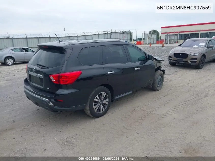 5N1DR2MN8HC907559 2017 Nissan Pathfinder Sv