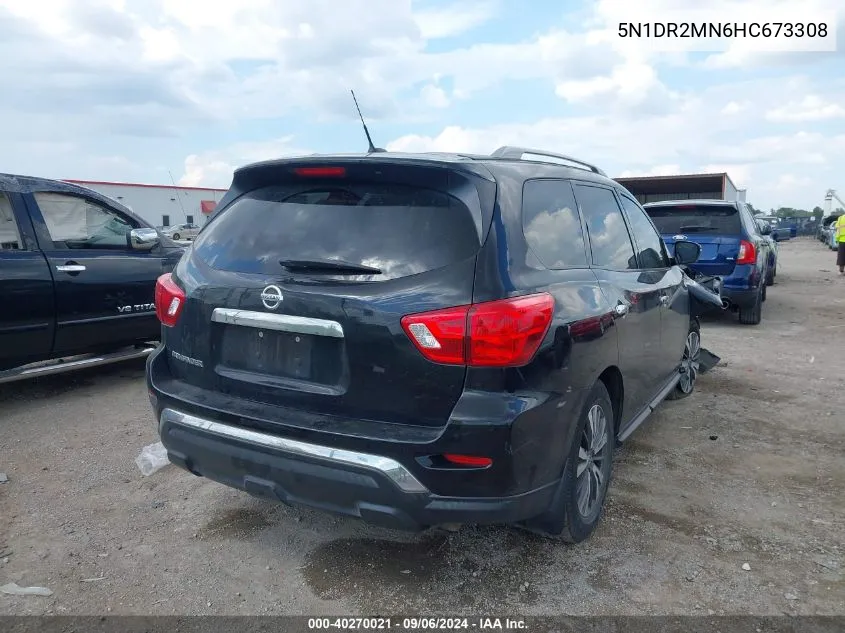 5N1DR2MN6HC673308 2017 Nissan Pathfinder S