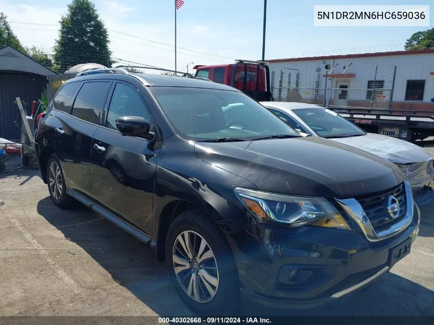 2017 Nissan Pathfinder Sl VIN: 5N1DR2MN6HC659036 Lot: 40302668