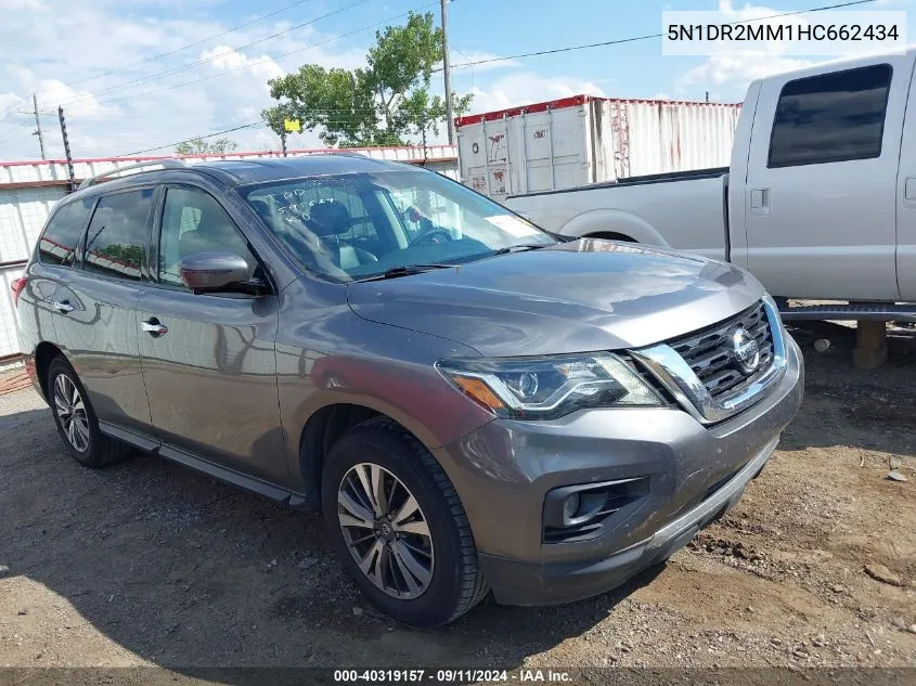 2017 Nissan Pathfinder Sl VIN: 5N1DR2MM1HC662434 Lot: 40319157