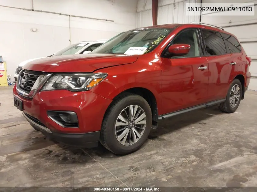 2017 Nissan Pathfinder S VIN: 5N1DR2MM6HC911083 Lot: 40340150