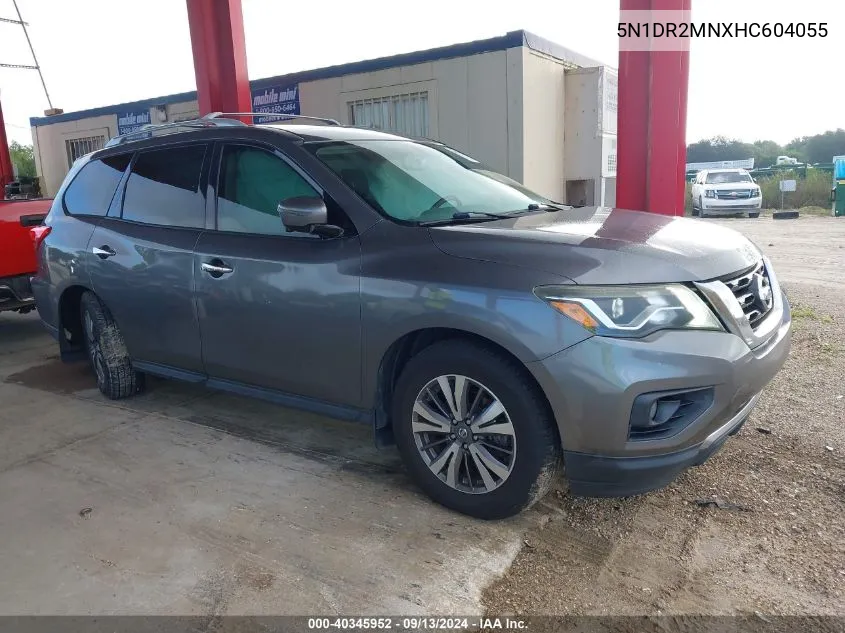 2017 Nissan Pathfinder S/Sv/Sl/Platinum VIN: 5N1DR2MNXHC604055 Lot: 40345952