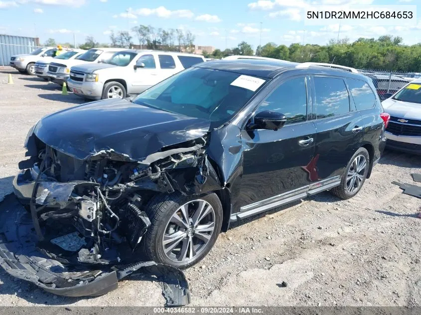 5N1DR2MM2HC684653 2017 Nissan Pathfinder Platinum