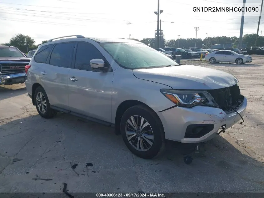 2017 Nissan Pathfinder S/Sv/Sl/Platinum VIN: 5N1DR2MN8HC601090 Lot: 40366123