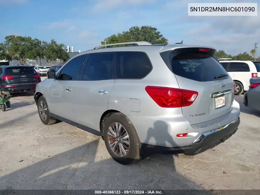 2017 Nissan Pathfinder S/Sv/Sl/Platinum VIN: 5N1DR2MN8HC601090 Lot: 40366123