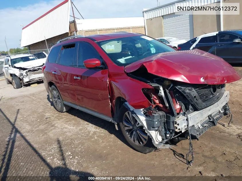 2017 Nissan Pathfinder S VIN: 5N1DR2MN7HC612372 Lot: 40394161