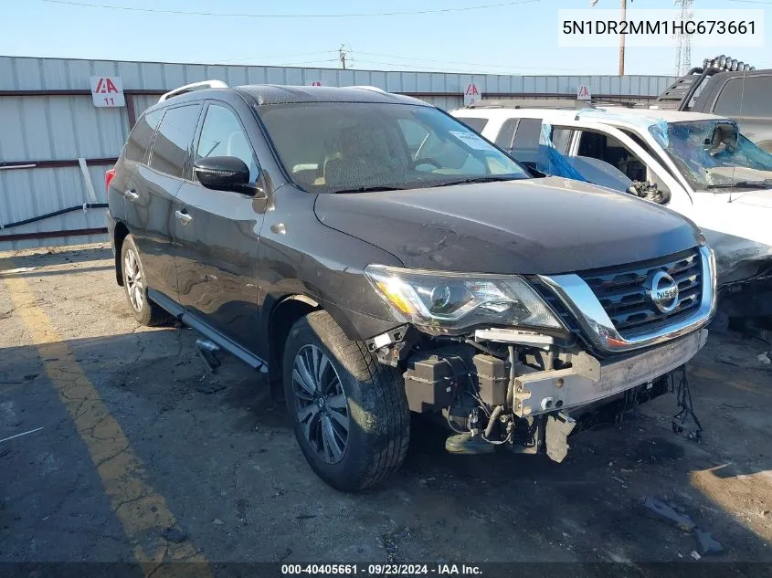 2017 Nissan Pathfinder S/Sv/Sl/Platinum VIN: 5N1DR2MM1HC673661 Lot: 40405661