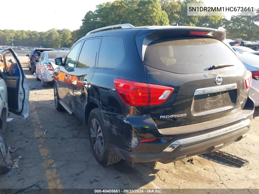 2017 Nissan Pathfinder S/Sv/Sl/Platinum VIN: 5N1DR2MM1HC673661 Lot: 40405661