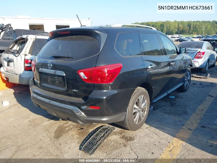 2017 Nissan Pathfinder S/Sv/Sl/Platinum VIN: 5N1DR2MM1HC673661 Lot: 40405661