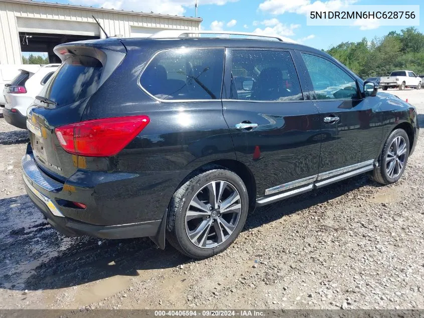 5N1DR2MN6HC628756 2017 Nissan Pathfinder Platinum