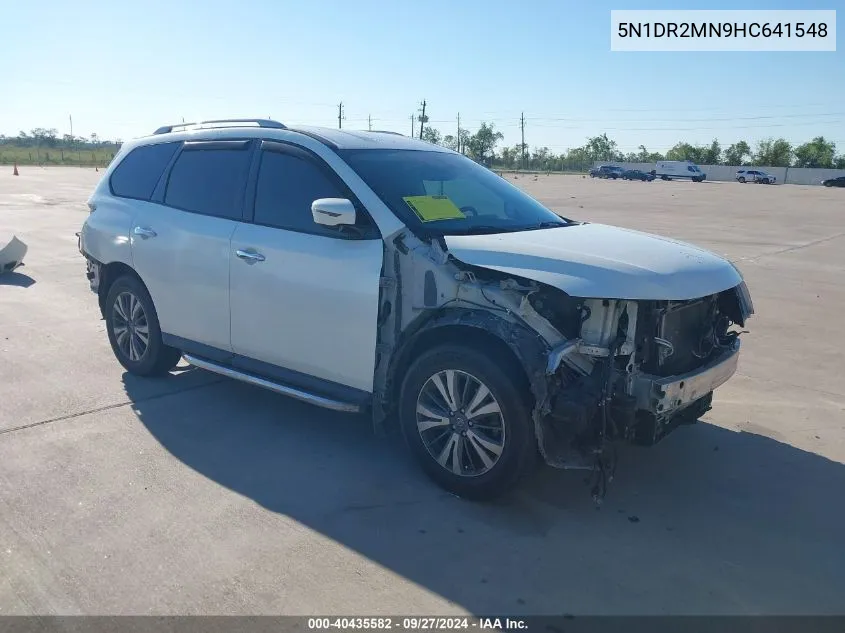 5N1DR2MN9HC641548 2017 Nissan Pathfinder Sv