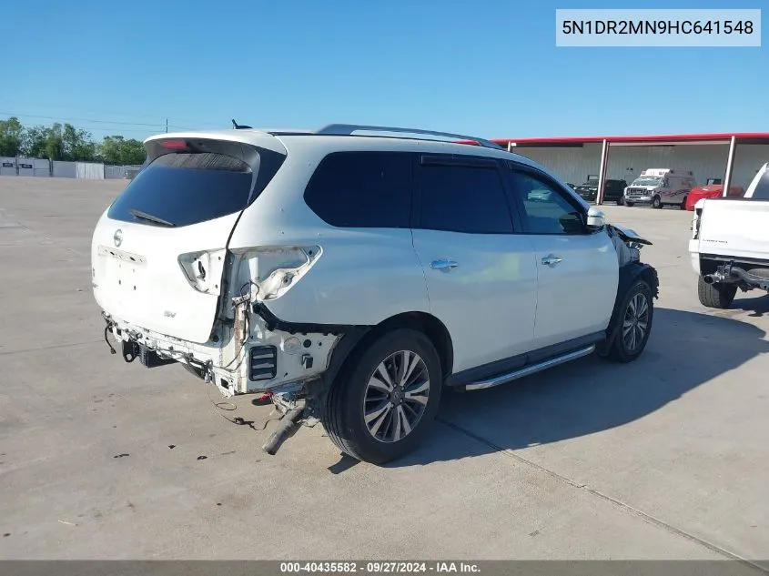 5N1DR2MN9HC641548 2017 Nissan Pathfinder Sv