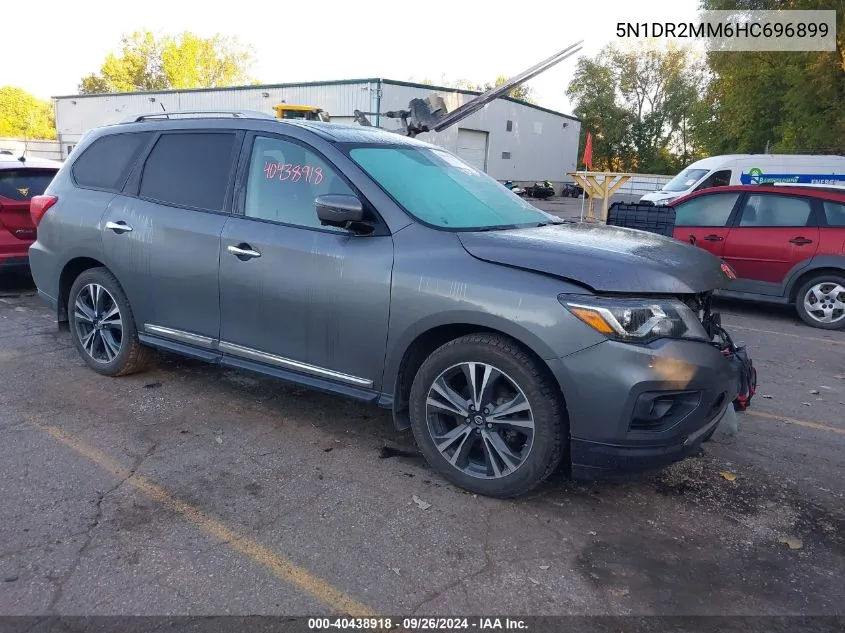 2017 Nissan Pathfinder S/Sv/Sl/Platinum VIN: 5N1DR2MM6HC696899 Lot: 40438918