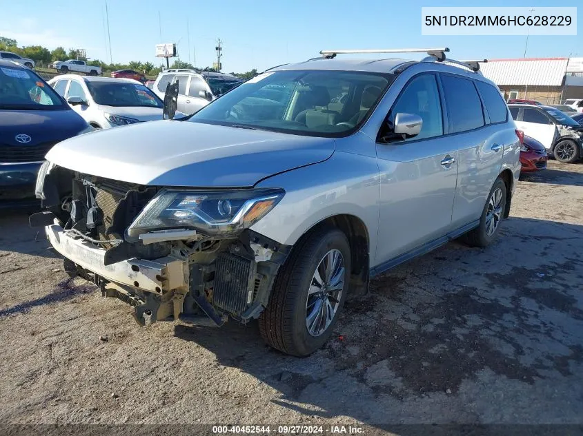 2017 Nissan Pathfinder S VIN: 5N1DR2MM6HC628229 Lot: 40452544