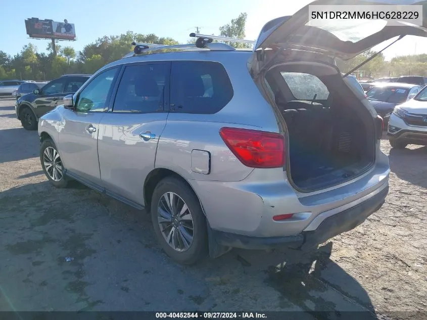 2017 Nissan Pathfinder S VIN: 5N1DR2MM6HC628229 Lot: 40452544