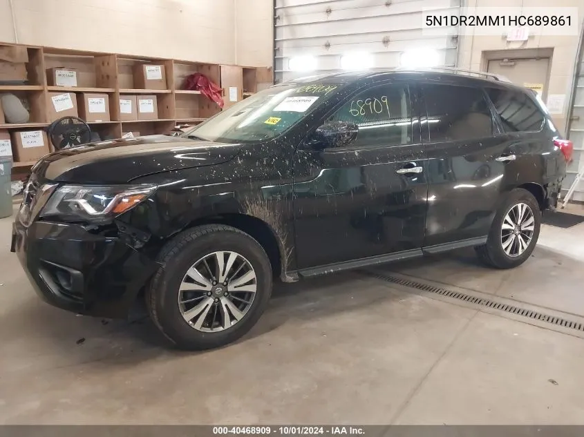 2017 Nissan Pathfinder S/Sv/Sl/Platinum VIN: 5N1DR2MM1HC689861 Lot: 40468909