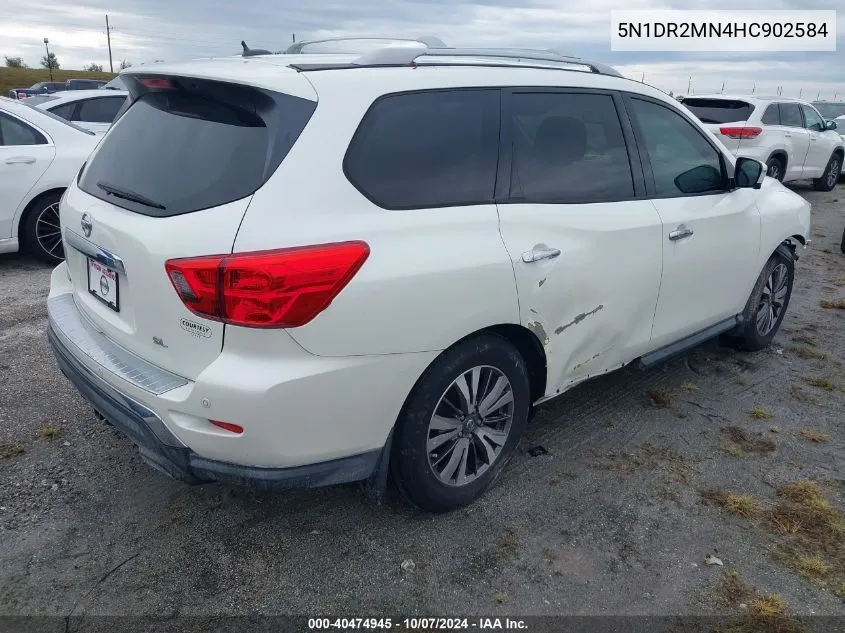 2017 Nissan Pathfinder S/Sv/Sl/Platinum VIN: 5N1DR2MN4HC902584 Lot: 40474945