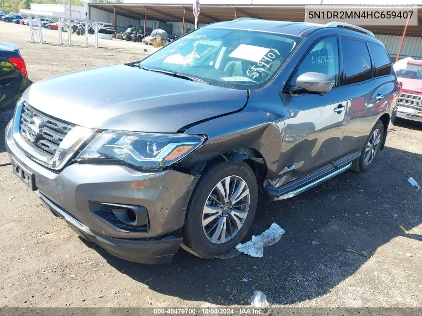 5N1DR2MN4HC659407 2017 Nissan Pathfinder Sl