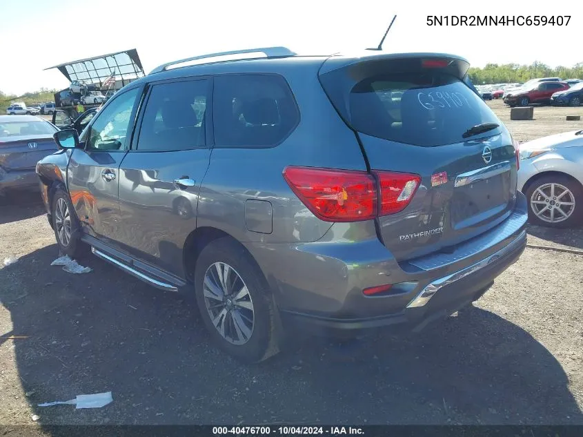 5N1DR2MN4HC659407 2017 Nissan Pathfinder Sl