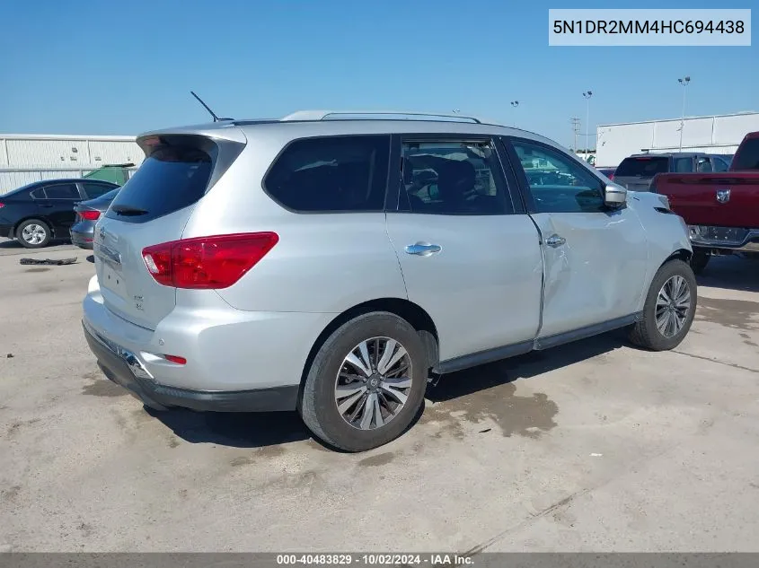 5N1DR2MM4HC694438 2017 Nissan Pathfinder Sl