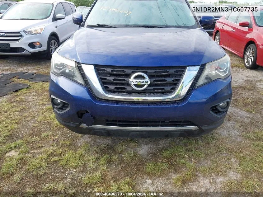 5N1DR2MN3HC607735 2017 Nissan Pathfinder Sv