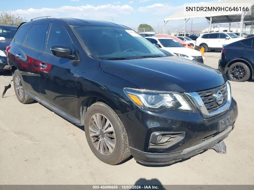 5N1DR2MN9HC646166 2017 Nissan Pathfinder Sv