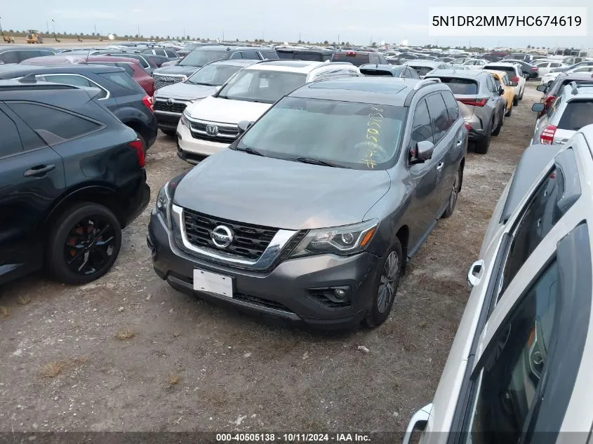 5N1DR2MM7HC674619 2017 Nissan Pathfinder S/Sv/Sl/Platinum