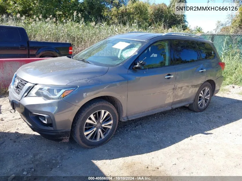 2017 Nissan Pathfinder Sv VIN: 5N1DR2MMXHC666126 Lot: 40556054