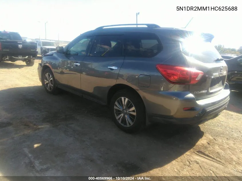 2017 Nissan Pathfinder S VIN: 5N1DR2MM1HC625688 Lot: 40569966