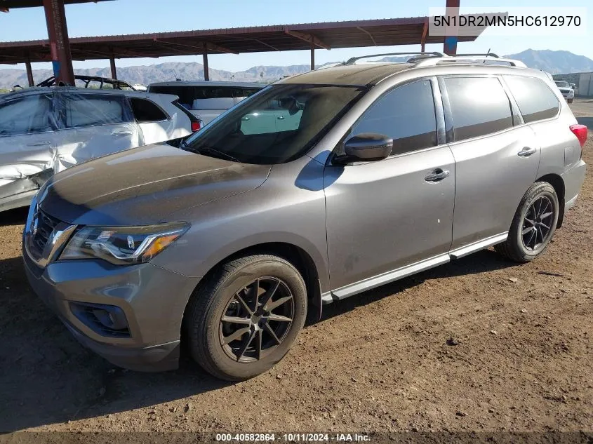 2017 Nissan Pathfinder Sv VIN: 5N1DR2MN5HC612970 Lot: 40582864