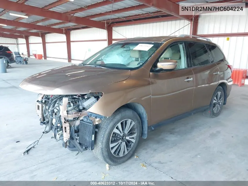 2017 Nissan Pathfinder S VIN: 5N1DR2MN7HC604224 Lot: 40623312