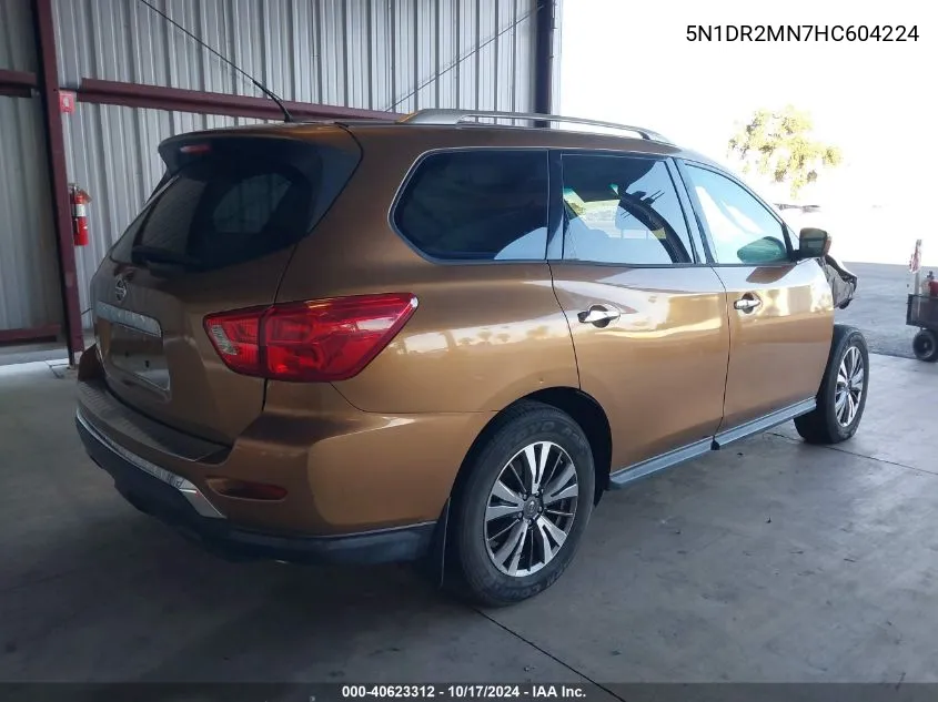 5N1DR2MN7HC604224 2017 Nissan Pathfinder S