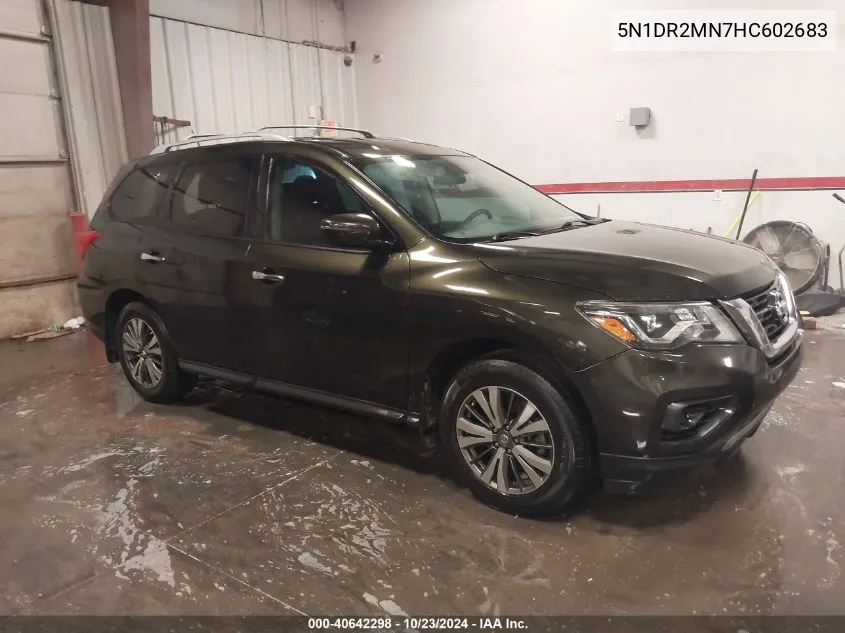 2017 Nissan Pathfinder S VIN: 5N1DR2MN7HC602683 Lot: 40642298