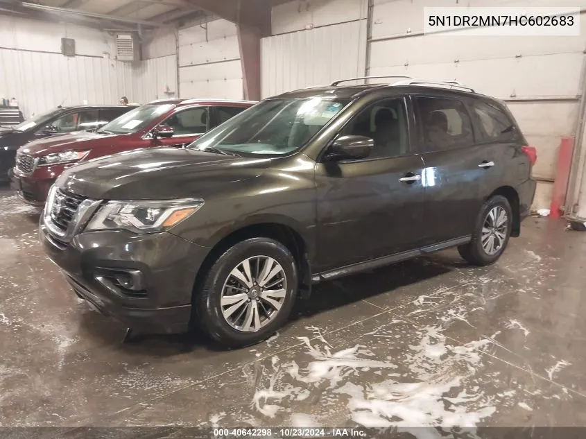 2017 Nissan Pathfinder S VIN: 5N1DR2MN7HC602683 Lot: 40642298