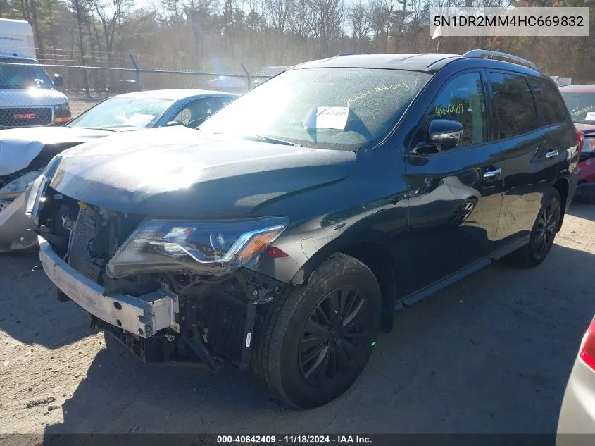 2017 Nissan Pathfinder S VIN: 5N1DR2MM4HC669832 Lot: 40642409