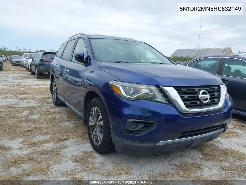 2017 Nissan Pathfinder S VIN: 5N1DR2MN5HC632149 Lot: 40643491