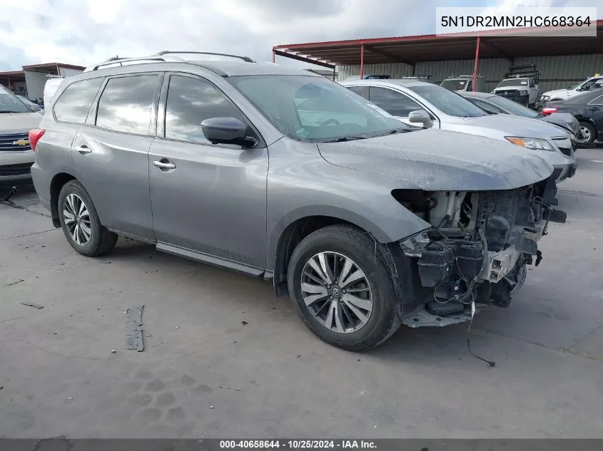 2017 Nissan Pathfinder Sl VIN: 5N1DR2MN2HC668364 Lot: 40658644