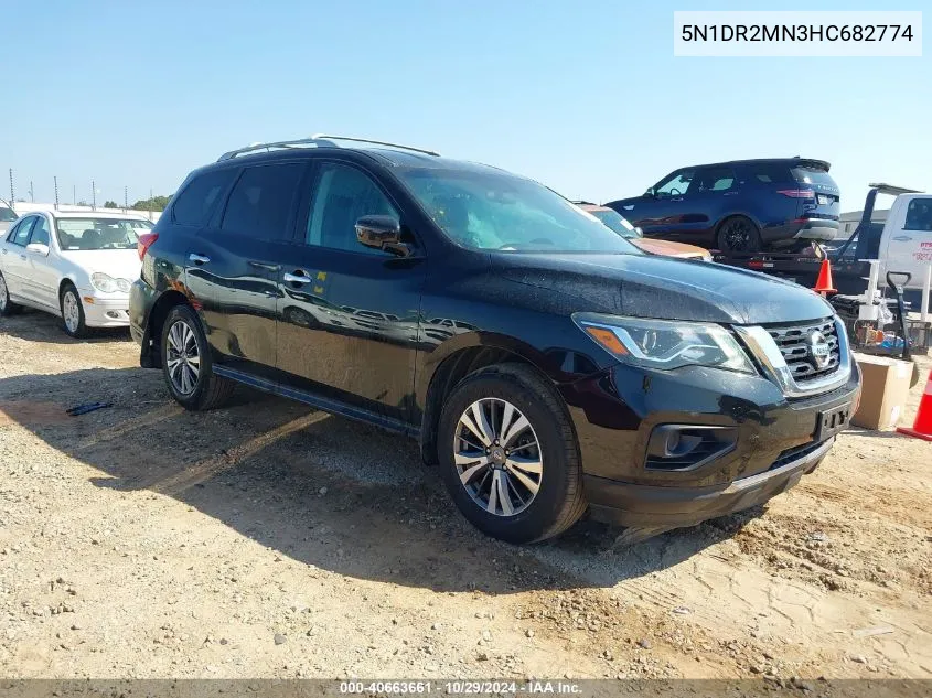 2017 Nissan Pathfinder S VIN: 5N1DR2MN3HC682774 Lot: 40663661