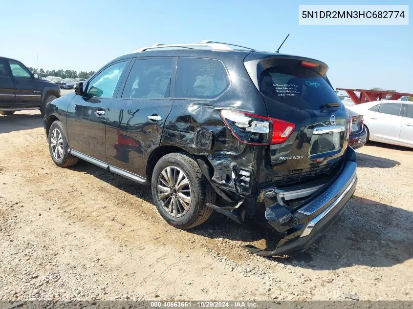 2017 Nissan Pathfinder S VIN: 5N1DR2MN3HC682774 Lot: 40663661