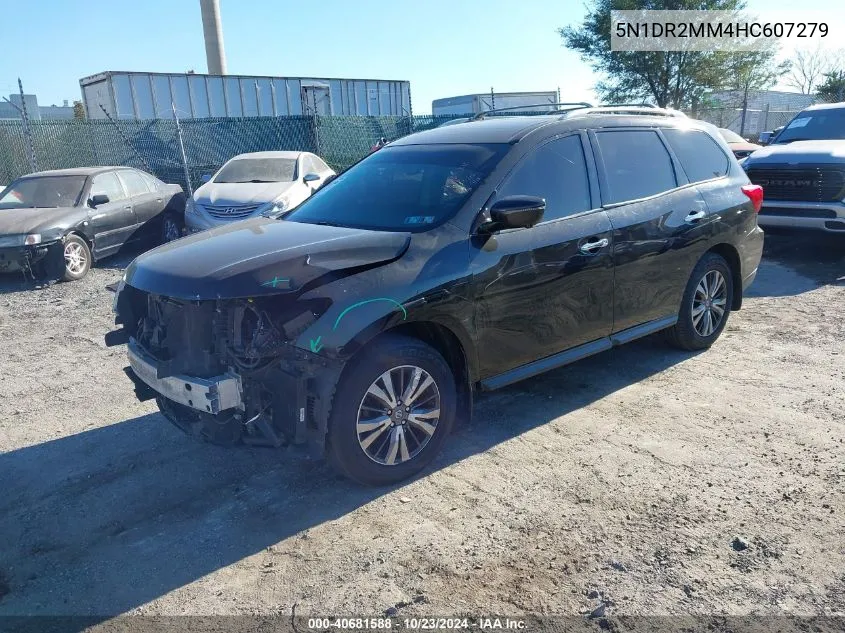 2017 Nissan Pathfinder Sl VIN: 5N1DR2MM4HC607279 Lot: 40681588