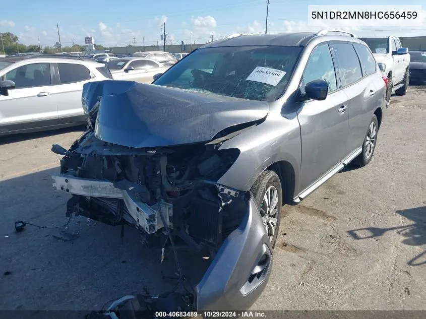 2017 Nissan Pathfinder Sv VIN: 5N1DR2MN8HC656459 Lot: 40683489