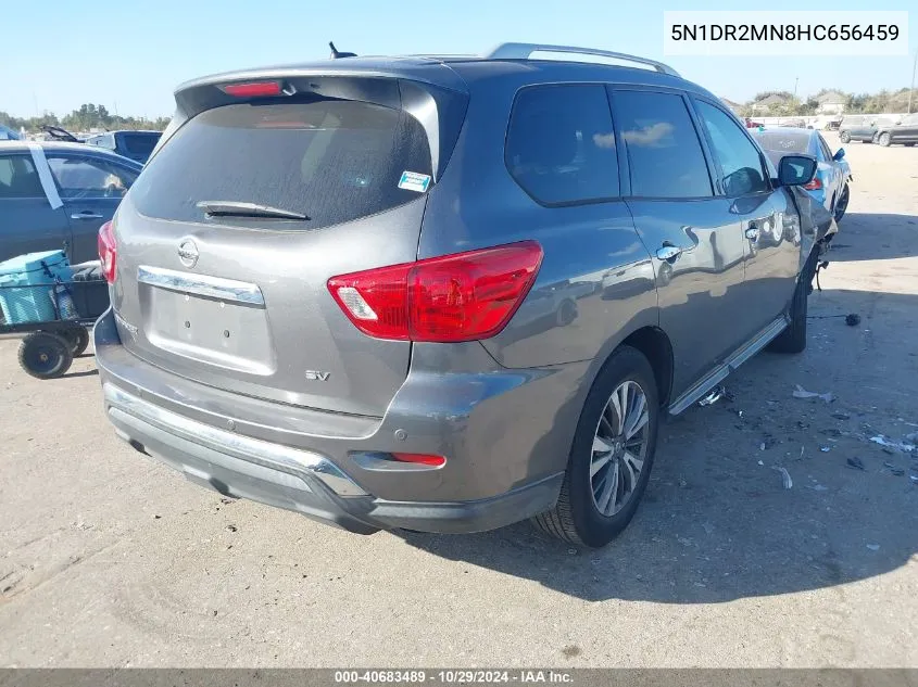 2017 Nissan Pathfinder Sv VIN: 5N1DR2MN8HC656459 Lot: 40683489