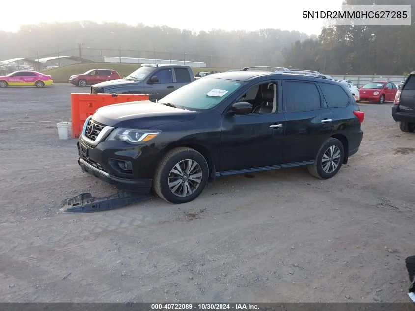 5N1DR2MM0HC627285 2017 Nissan Pathfinder Sl