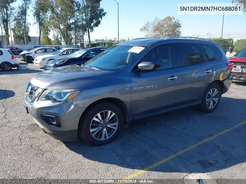 2017 Nissan Pathfinder S VIN: 5N1DR2MN7HC688061 Lot: 40732990