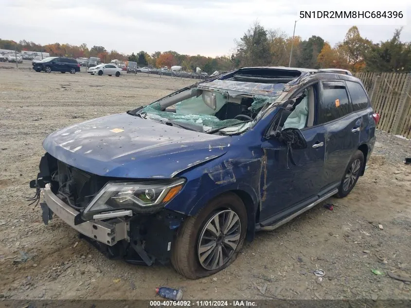 2017 Nissan Pathfinder Sl VIN: 5N1DR2MM8HC684396 Lot: 40764092