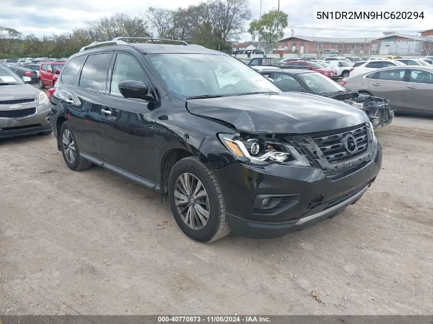 2017 Nissan Pathfinder Sl VIN: 5N1DR2MN9HC620294 Lot: 40770873