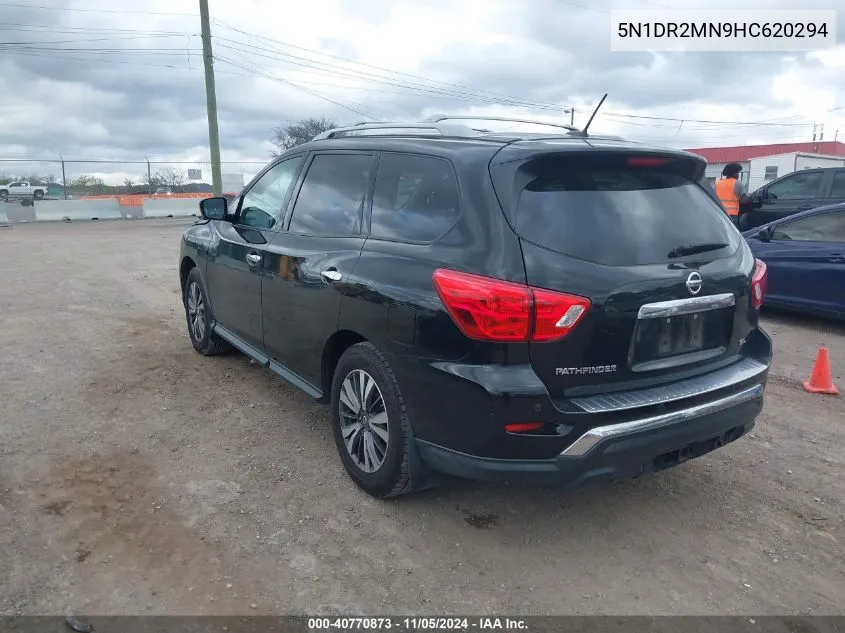 2017 Nissan Pathfinder Sl VIN: 5N1DR2MN9HC620294 Lot: 40770873