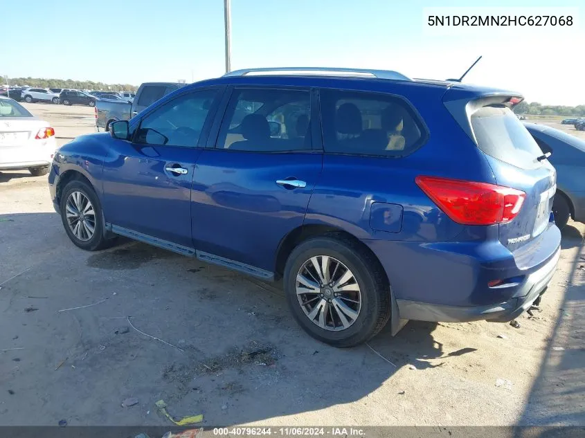 2017 Nissan Pathfinder S VIN: 5N1DR2MN2HC627068 Lot: 40796244